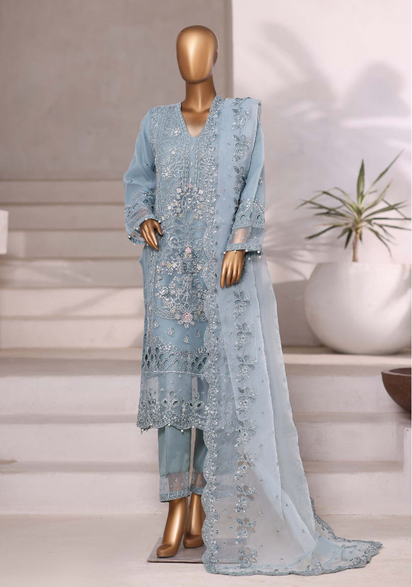 SADABAHAR | Mahpara Organza Stitched 3PC Collection.