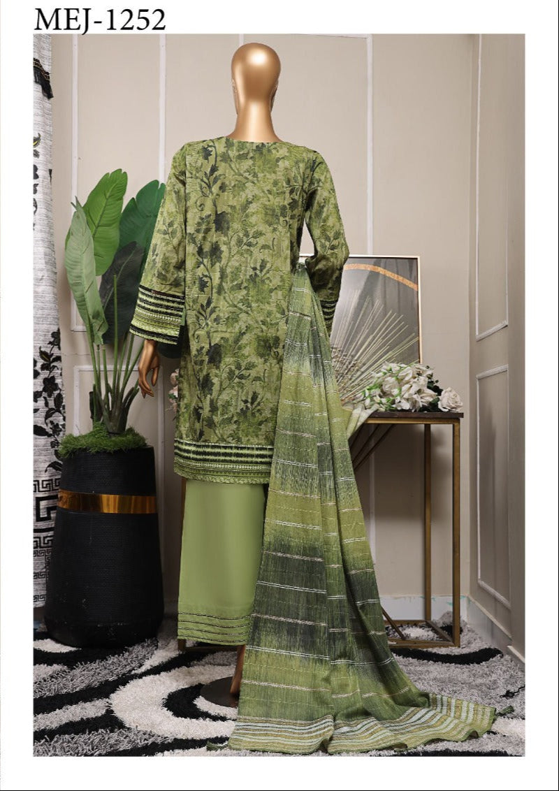 HZ by MAHEE | Embroidered Fancy Jacquard Lawn Unstitched 3PC Collection