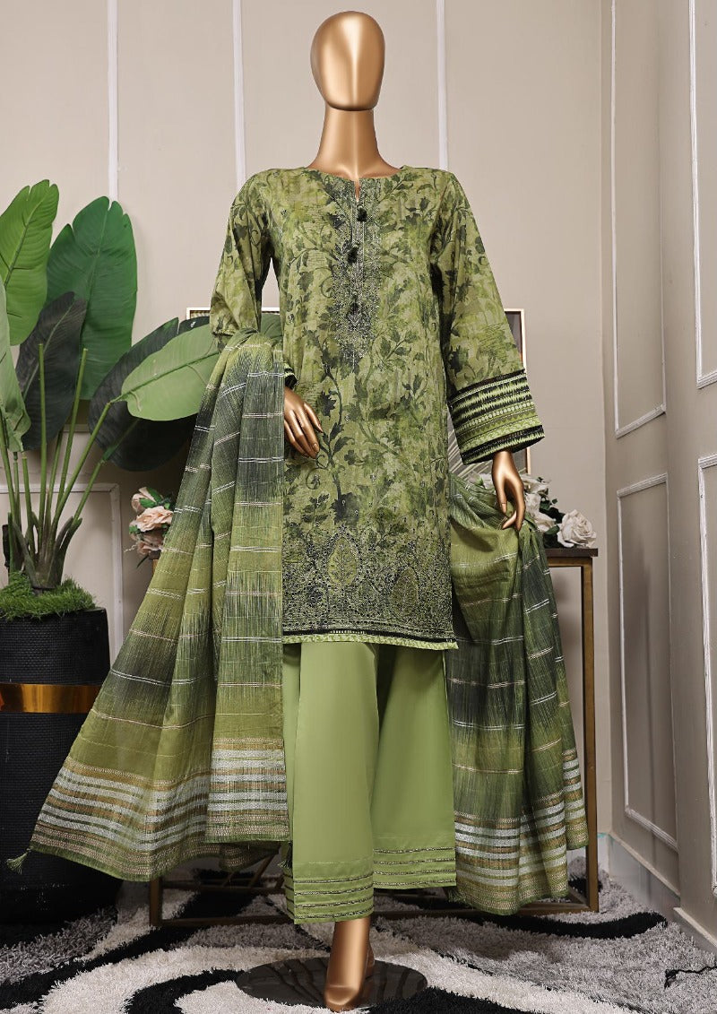 HZ by MAHEE | Embroidered Fancy Jacquard Lawn Unstitched 3PC Collection