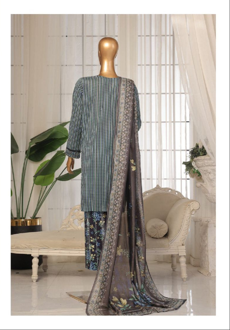 *Bin Saeed | Luxury Stitched 3PC Lawn Collection