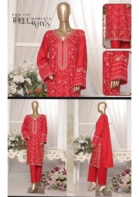 BIN SAEED | Stitched Embroidered Khaddar 2PC Collection