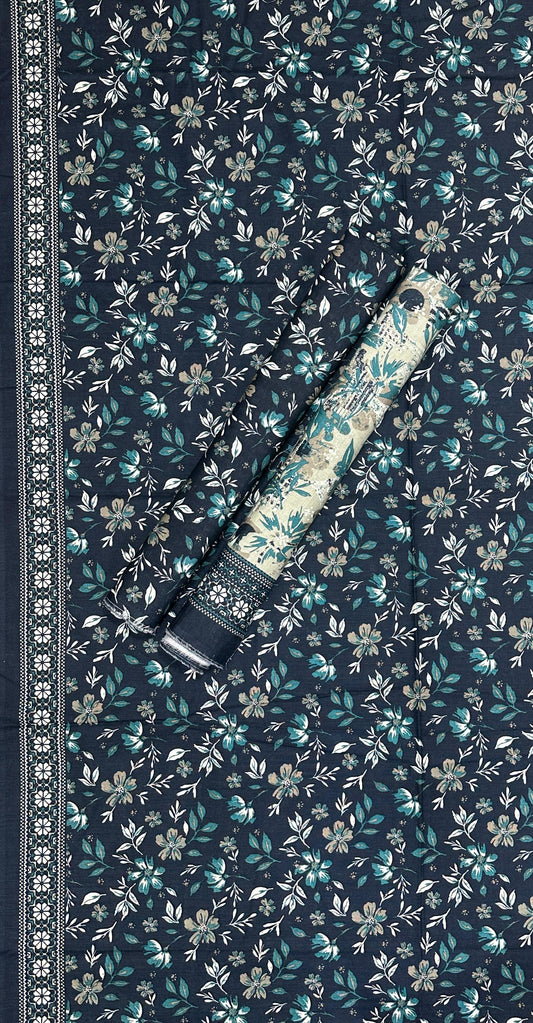 Bin Saeed | 3pc Unstitched Printed Khaddar Collection