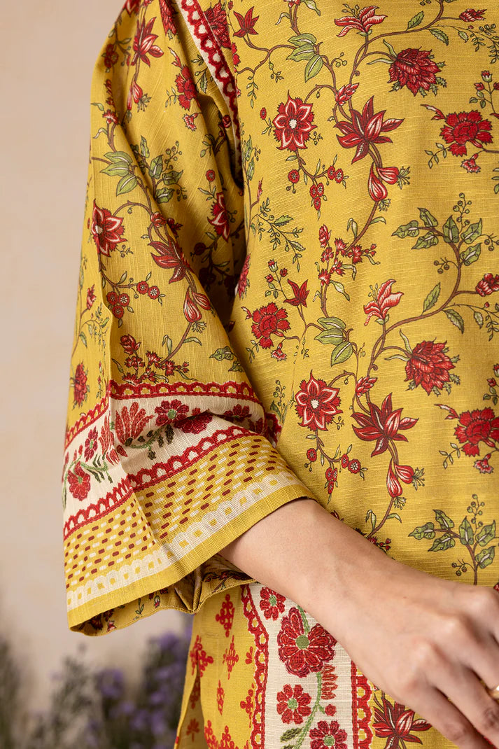 Zellbury | Unstitched 3 Pc Printed Printed Khaddar Collection