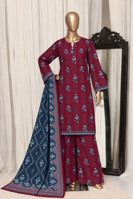 BIN SAEED | Stitch 3PC Printed Khaddar Collection – Premium Winter Collection