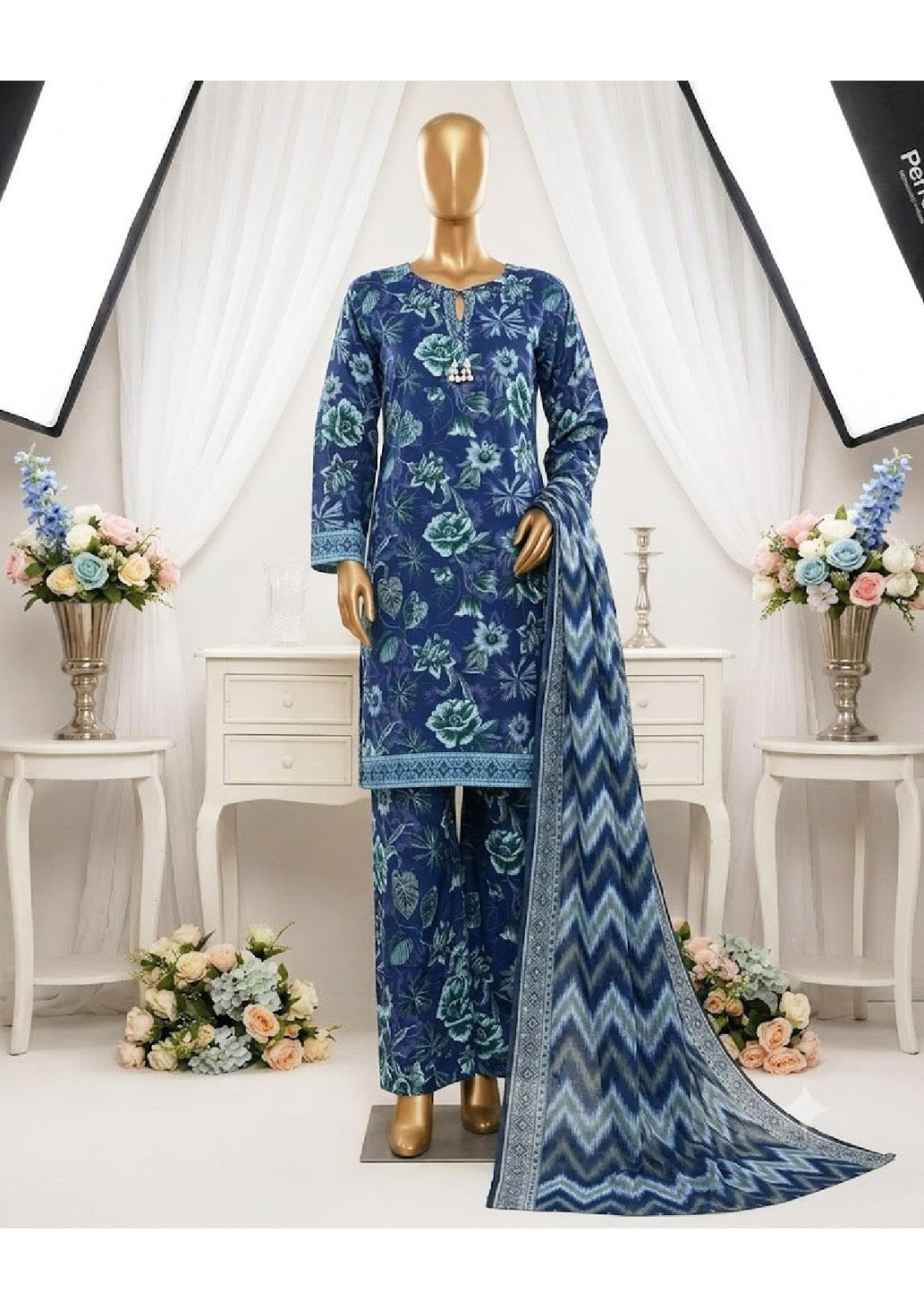 RIWAYAT | Stitched 3 Piece Printed Lawn Collection for Women