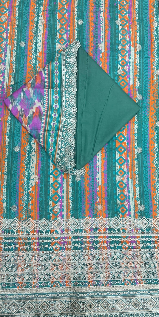 Riwayat | Unstitch 3 PC Embroidered Lawn Collection - BarerahFabrics