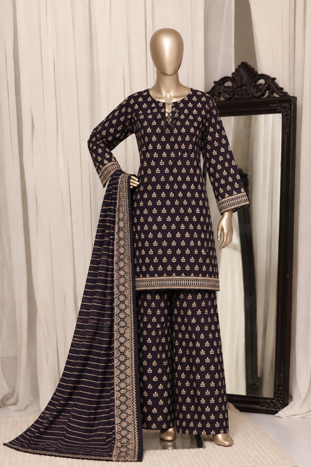 BIN SAEED | Stitch 3PC Printed Khaddar Collection – Premium Winter Collection