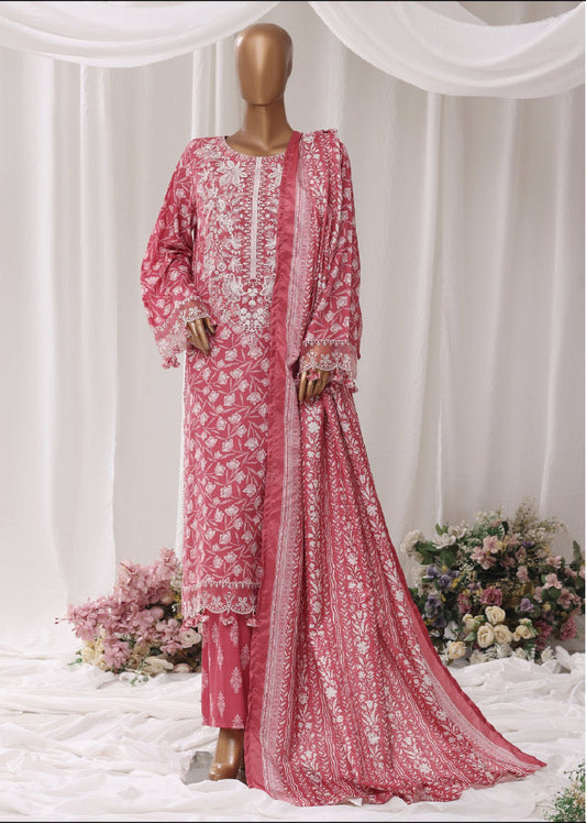 BIN SAEED | Exclusive Luxury Embroidered Viscose with Flapper — Stitched 3-Piece Collection
