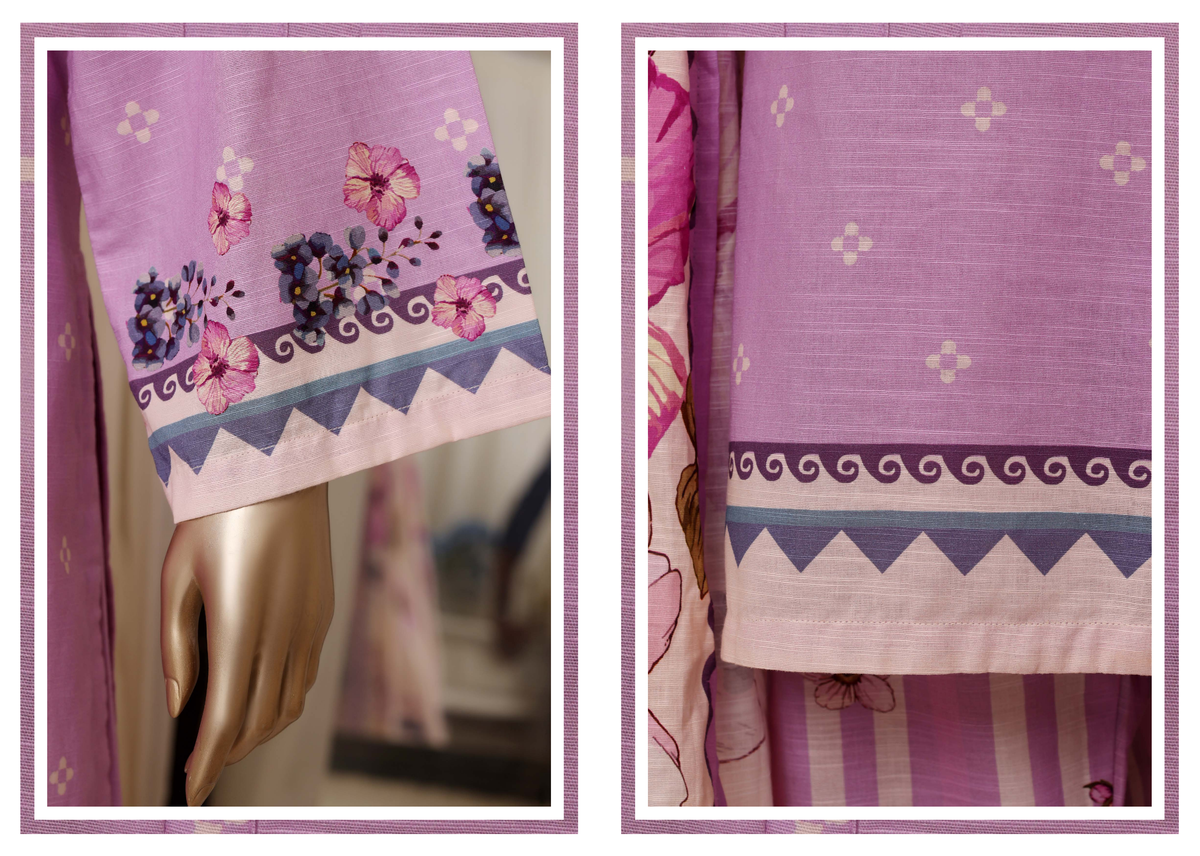 Sada Bahar | Stitched Printed Short Shirt Khaddar  With Flapper Trouser