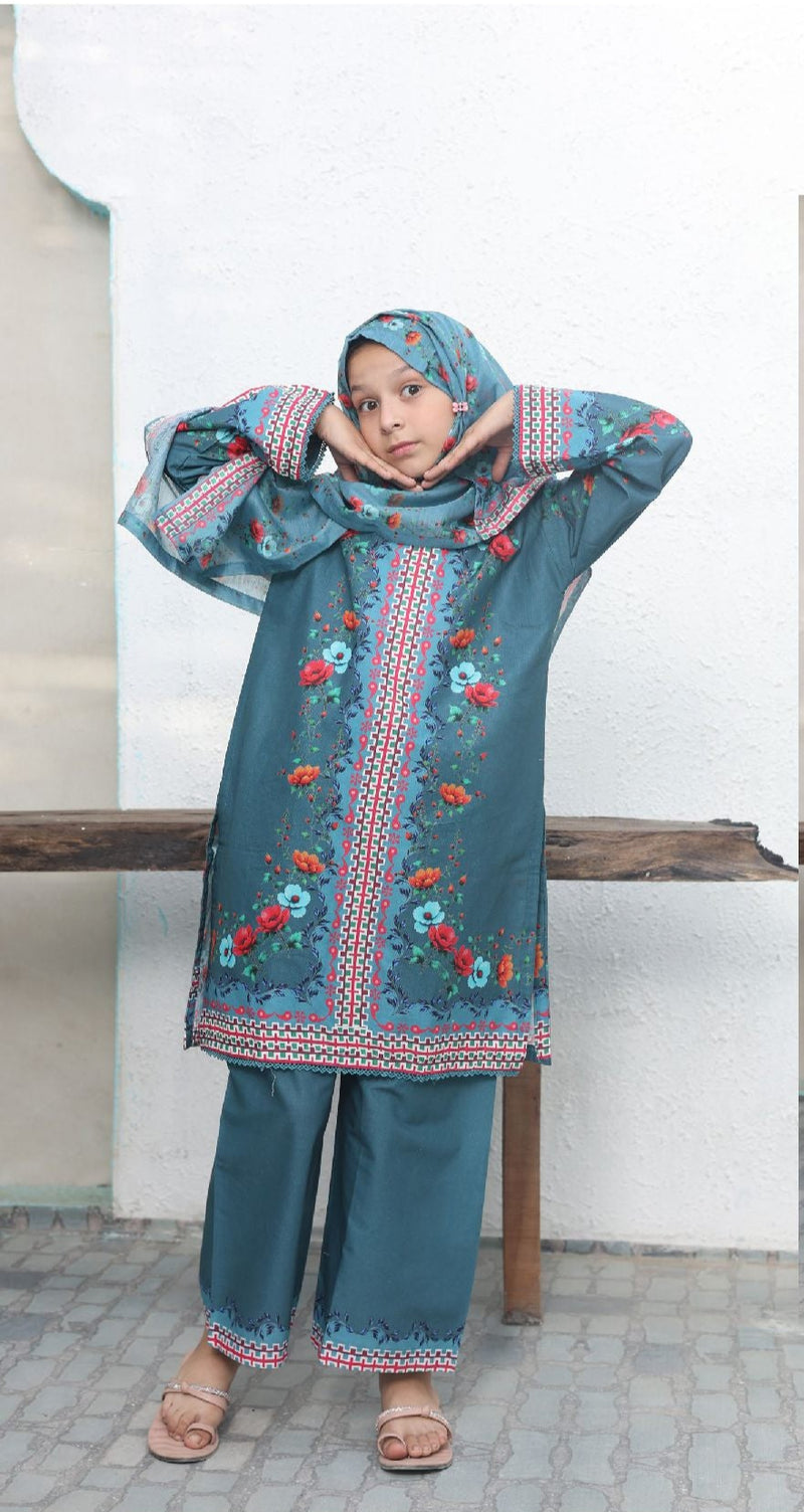 Oswah | Shifa Mid Summer Printed Kidz Collection