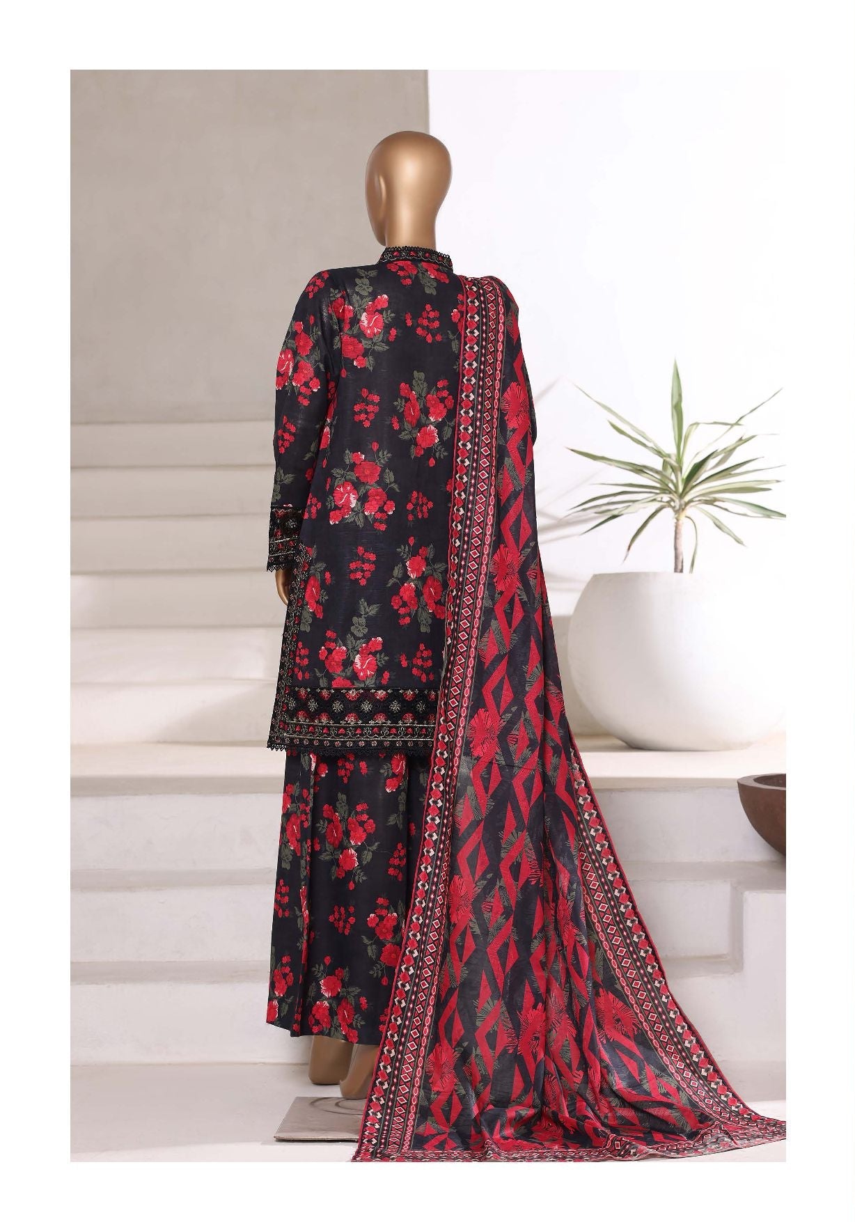 Sada Bahar | Stitched 3pc Malika Khaddar Embroidered Collection
