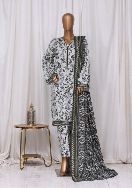 Bin Saeed | Stitched 3pc Printed Khaddar Collection