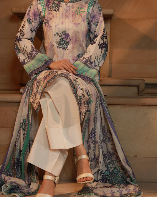 Chameli  | Unstitch 3 Pc Printed Lawn Collection