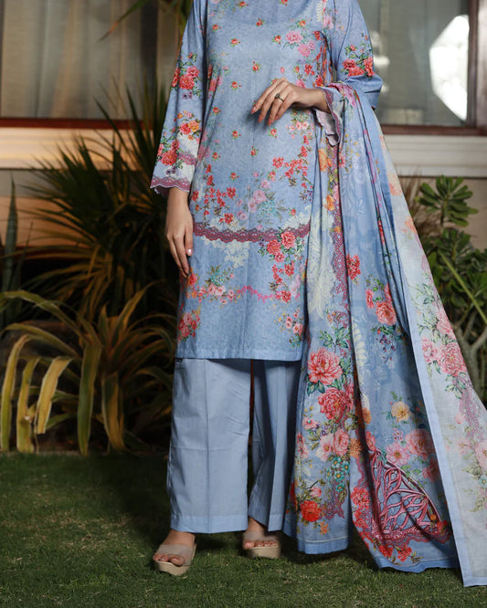 Chameli  | Unstitch 3 Pc Printed Lawn Collection