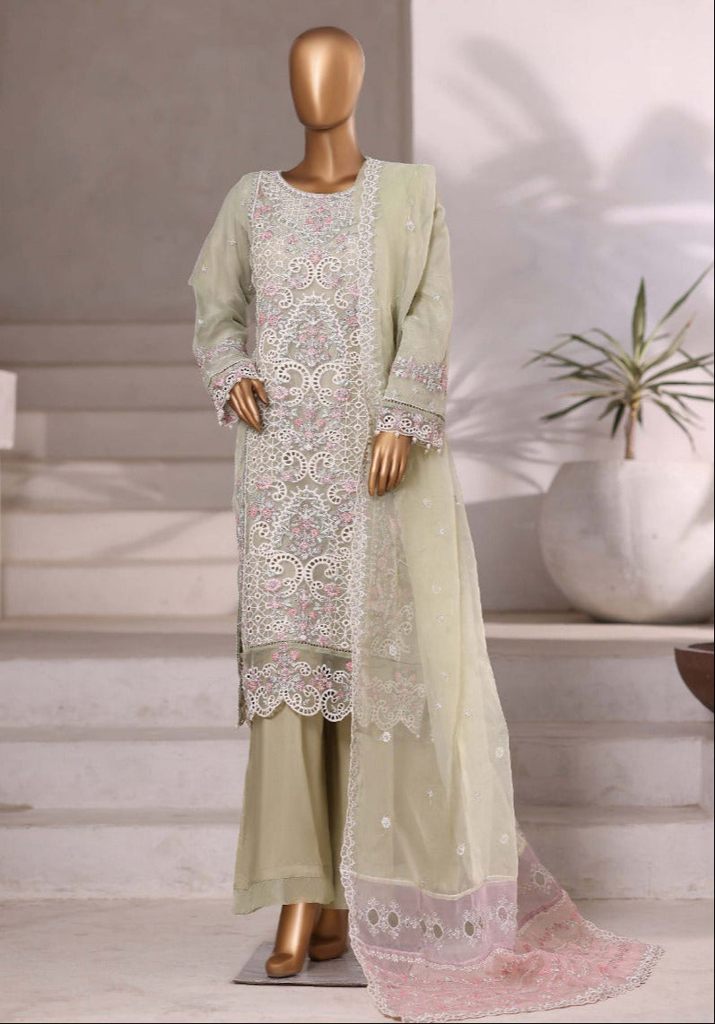 SADABAHAR | Mahpara Organza Stitched 3PC Collection.
