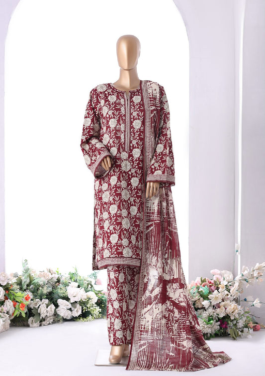 BIN SAEED | Stitched 3-Piece Printed Khaddar