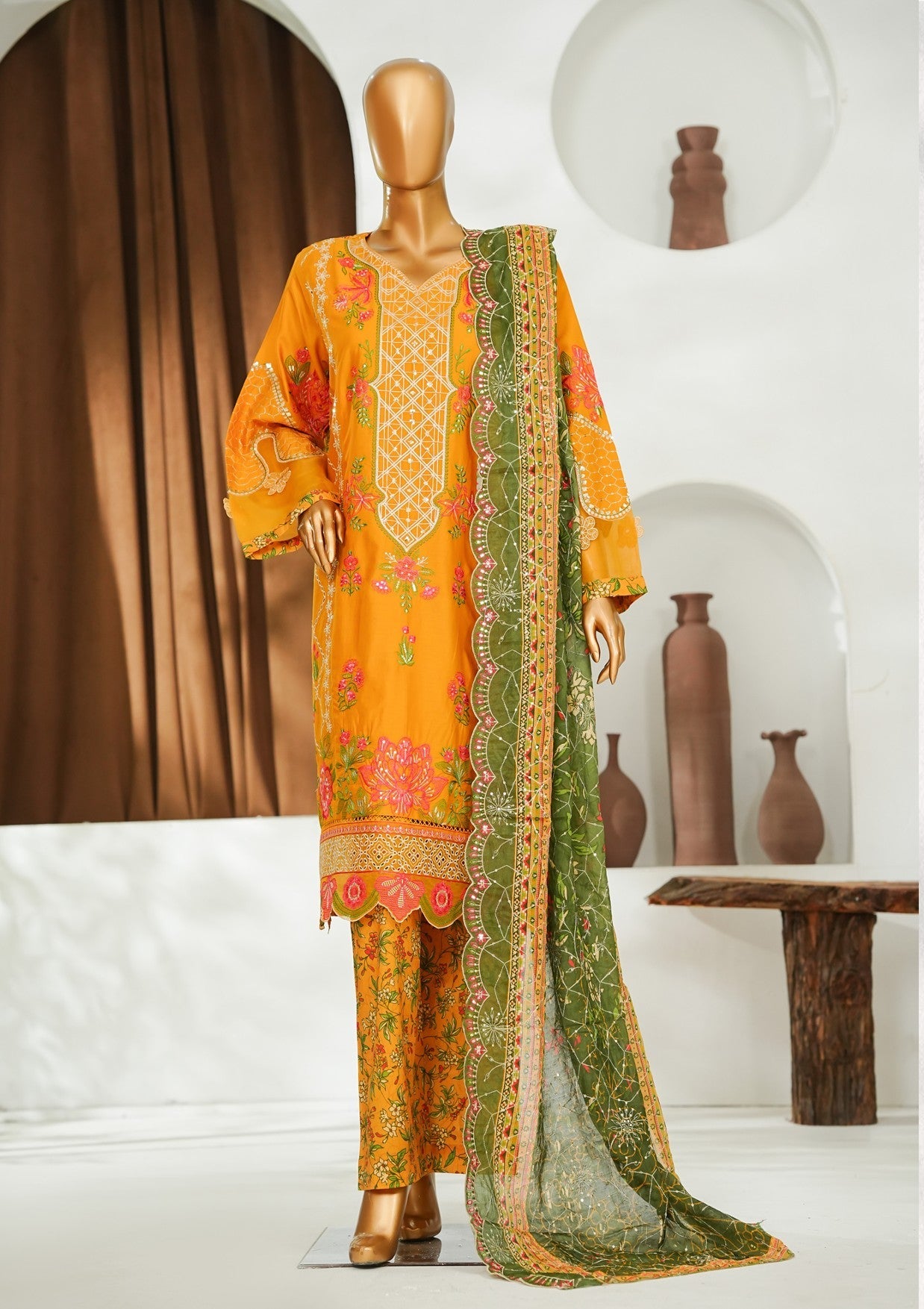 Bin Saeed | Stitch 3 Pc Luxury Embroidered Lawn Collection