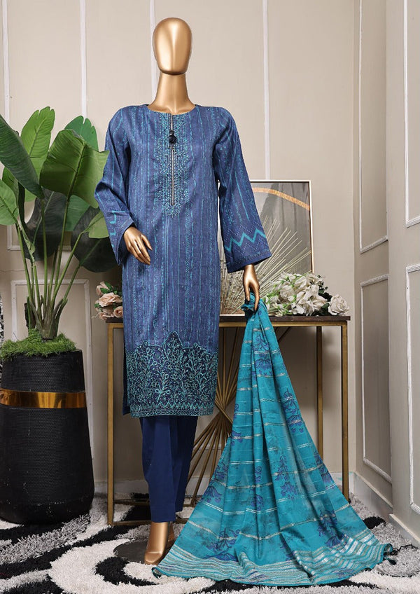 HZ by MAHEE | Embroidered Fancy Jacquard Lawn Unstitched 3PC Collection