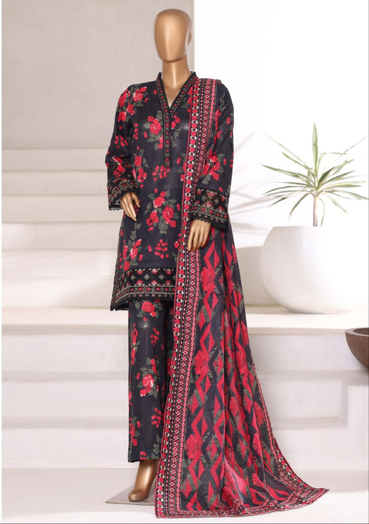 Sada Bahar | Stitched 3pc Malika Khaddar Embroidered Collection