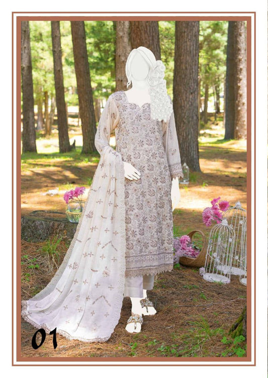 Shahkar | Embroidered Signature Karandi Series by ABC – Unstitched 3PC