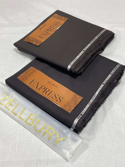 Zellbury Men’s | Unstitch Express Wash & Wear Collection – 4.25 Meter [BROWN]
