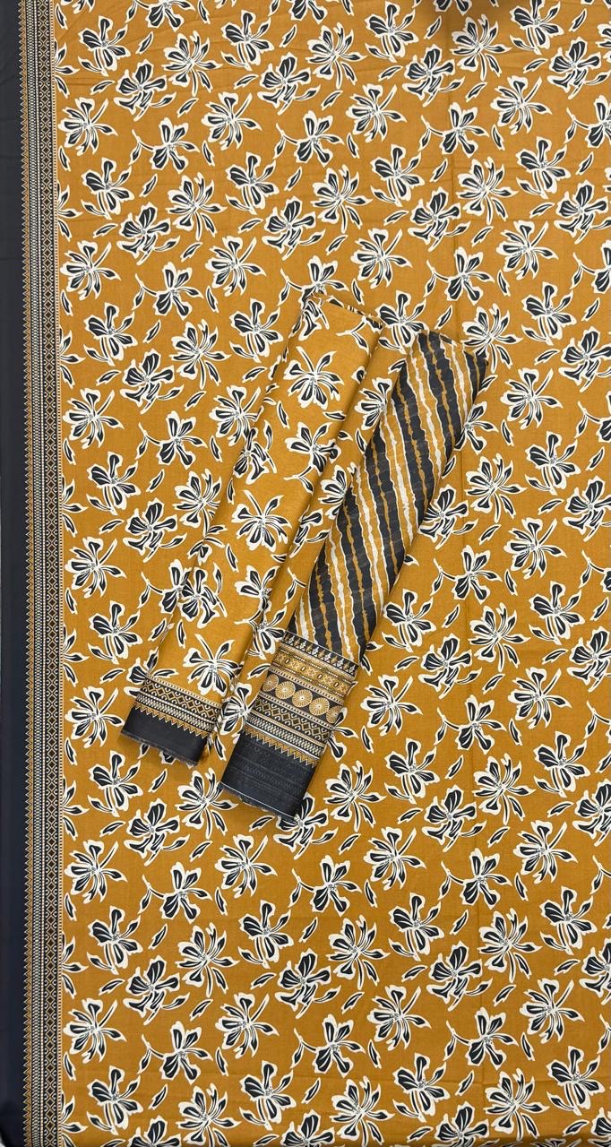 BIN SAEED Unstitched 3 Piece Printed Cotton Collection