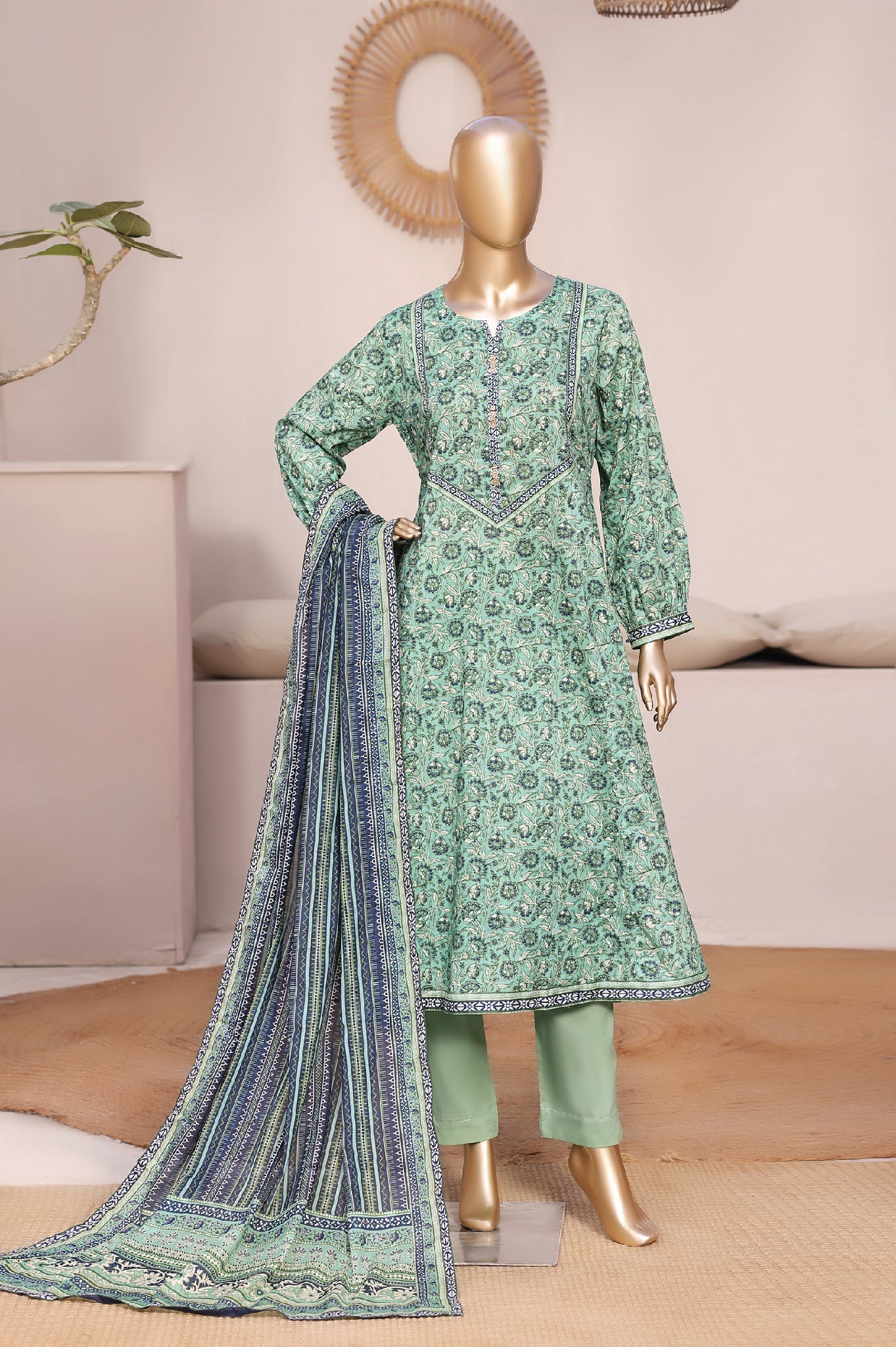 Bin Saeed | Stitch 3 Pc Printed Lawn Frock Collection