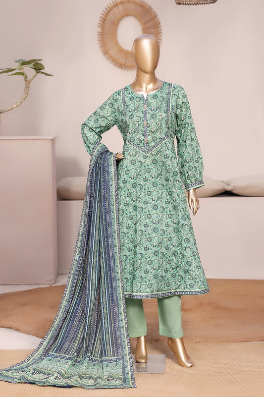 Bin Saeed | Stitch 3 Pc Printed Lawn Frock Collection