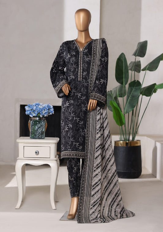 Bin Saeed | Stitched 3pc Printed Cotton Collection