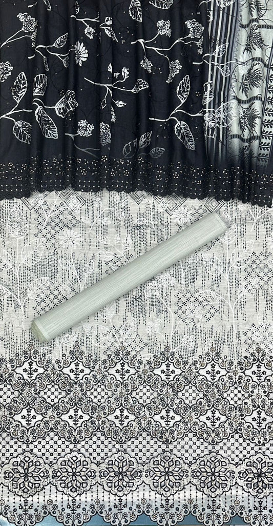 Riwayat | Unstitched 3pc Embroidered Khaddar Collection