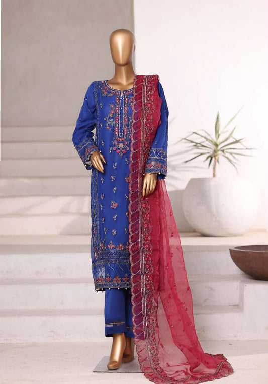 SADABAHAR | Mahpara Organza Stitched 3PC Collection.