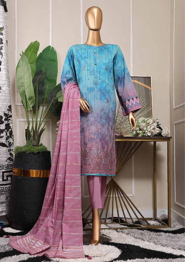 HZ by MAHEE | Embroidered Fancy Jacquard Lawn Unstitched 3PC Collection