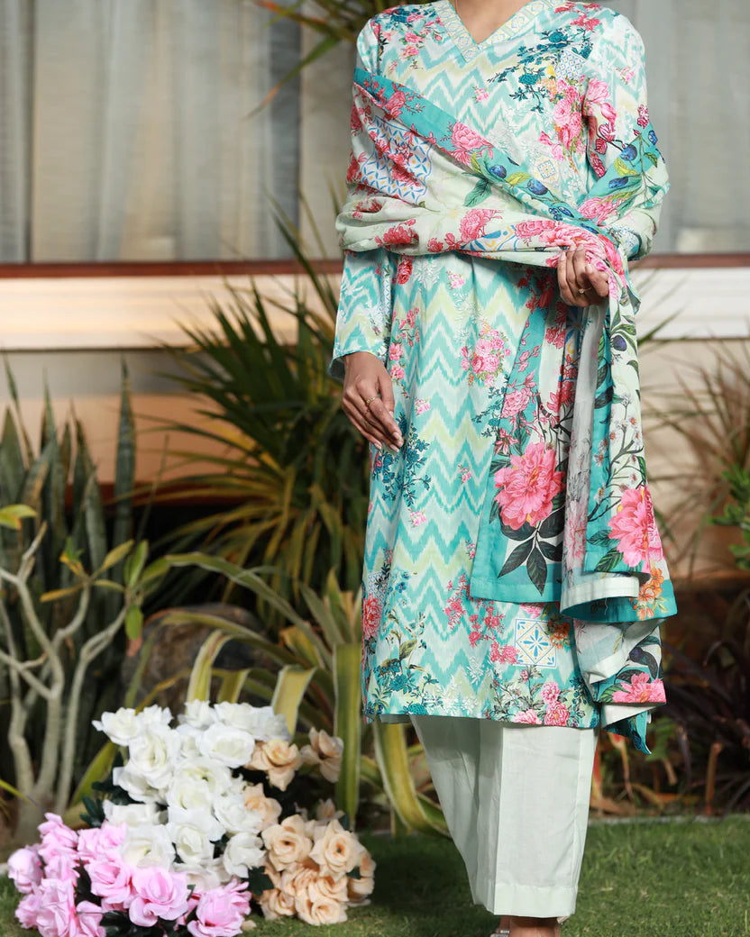 Chameli  | Unstitch 3 Pc Printed Lawn Collection