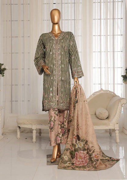 *Bin Saeed | Luxury Stitched 3PC Lawn Collection