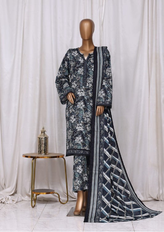 Bin Saeed | Stitched 3pc Printed Khaddar Collection