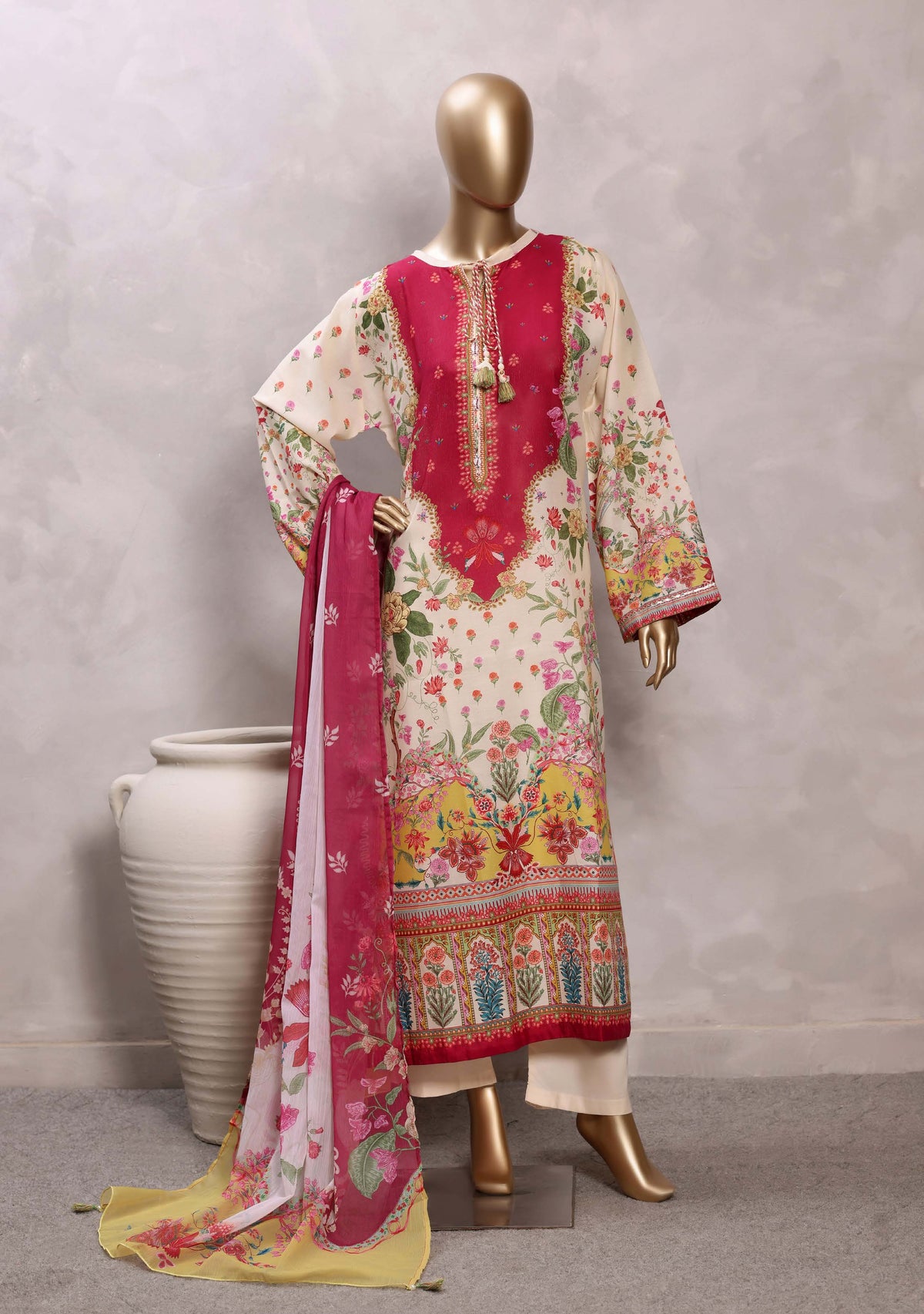 SADA BAHAR | Stitched Kaftaan Lawn Cotton Collection | Elegant Pakistani Wear