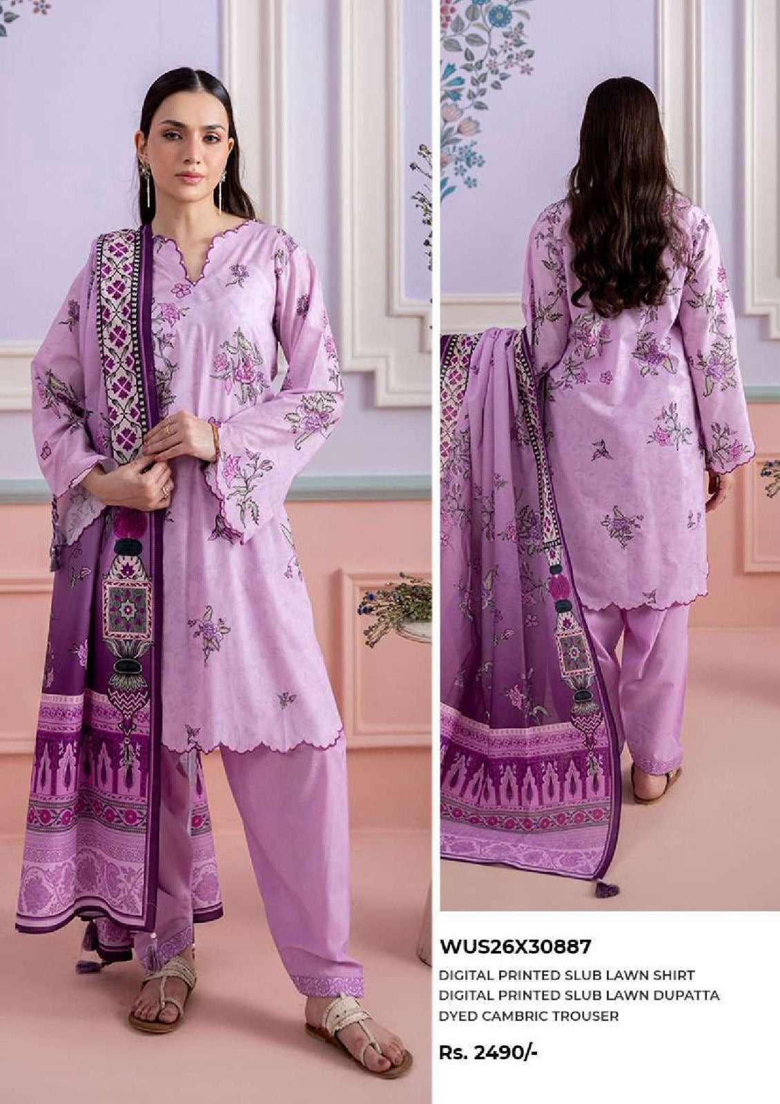 Zellbury | Unstitch 3 Pc Printed lawn Collection