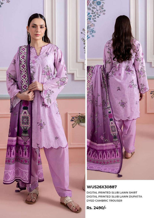 Zellbury | Unstitch 3 Pc Printed lawn Collection