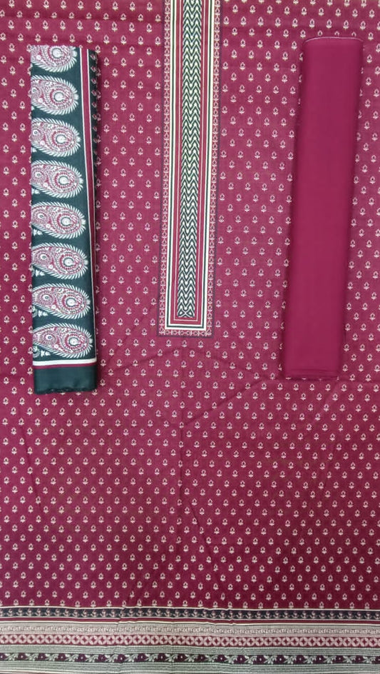 Bin Saeed | 3pc Unstitched Printed Khaddar Collection