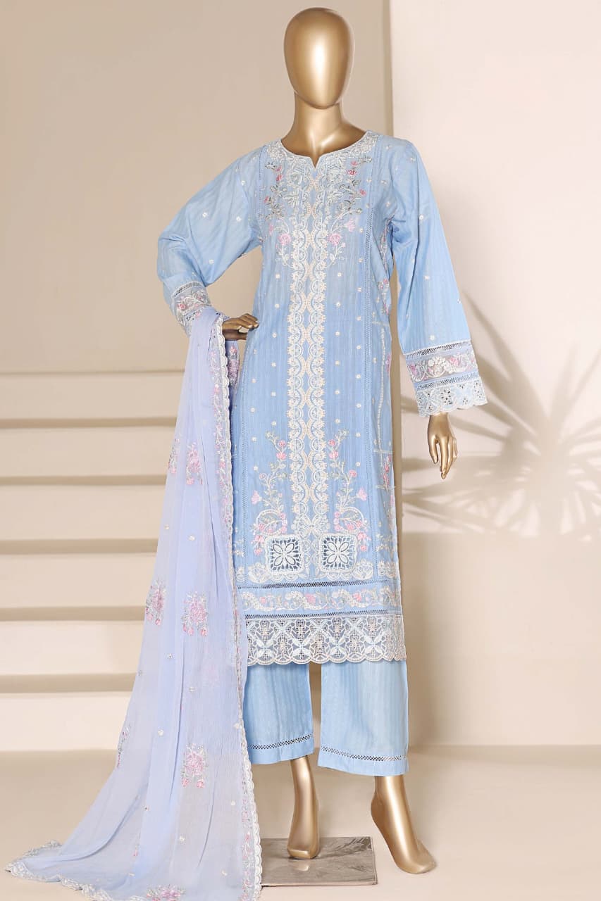 Sada Bahar | Stitch 3 Pc Luxury Embroidered Festive Lawn Collection
