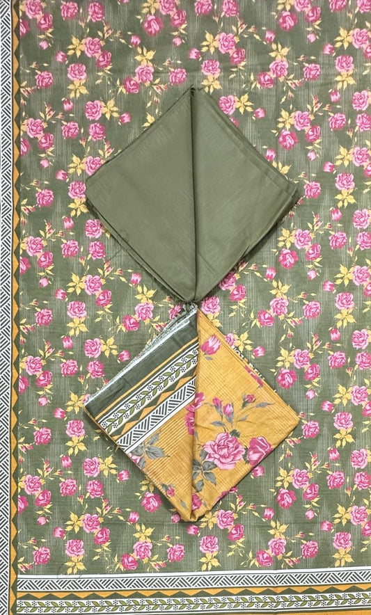 Bin Saeed | 3pc Unstitched Printed Khaddar Collection