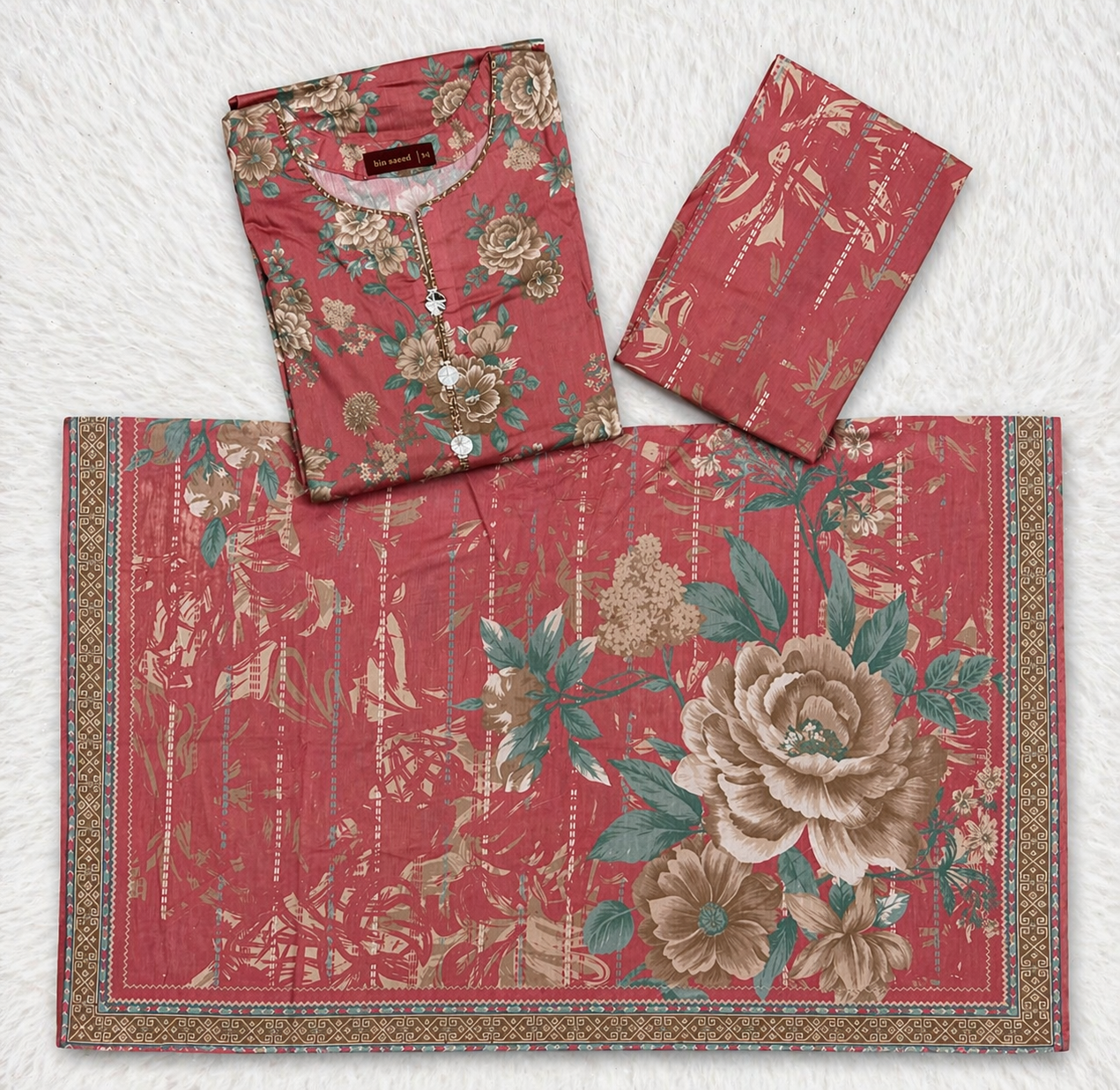 Bin Saeed | Stitch 3 Pc Printed Lawn Collection