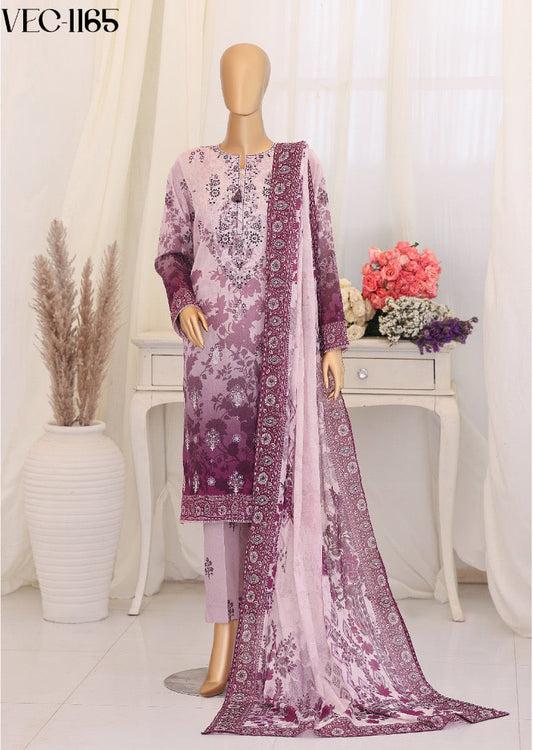 Virsa By HZ | Unstitched 3 Piece Embroidered Lawn Collection