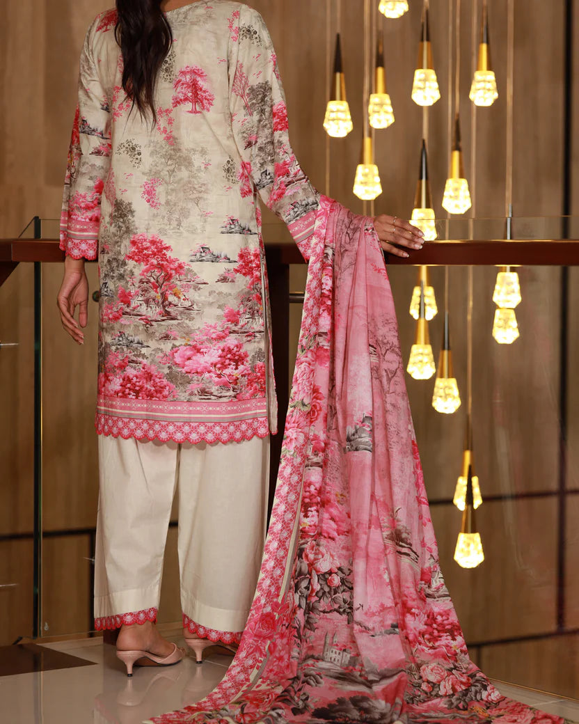 Chameli  | Unstitch 3 Pc Printed Lawn Collection