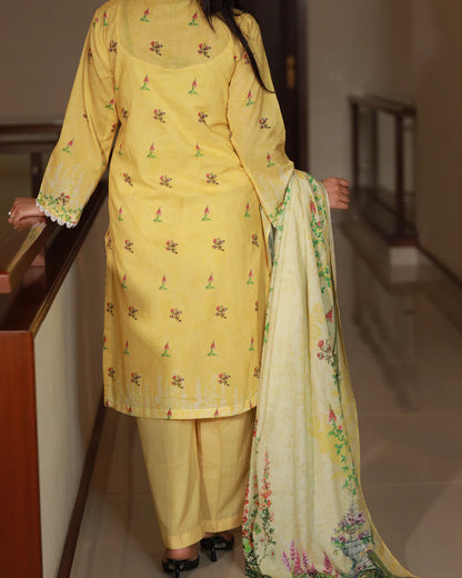 Chameli  | Unstitch 3 Pc Printed Lawn Collection