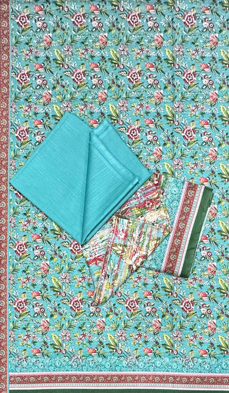 Bin Saeed | 3pc Unstitched Printed Khaddar Collection