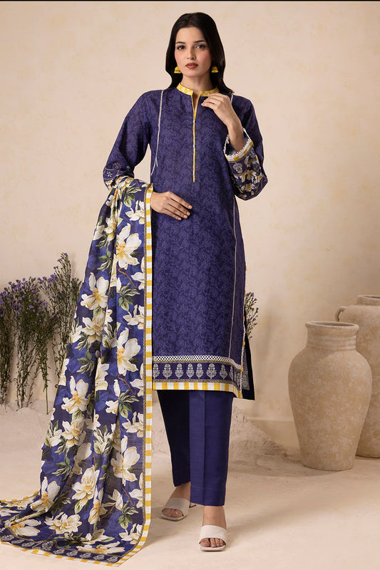 Zellbury | Unstitched 3 Pc Printed Printed Khaddar Collection
