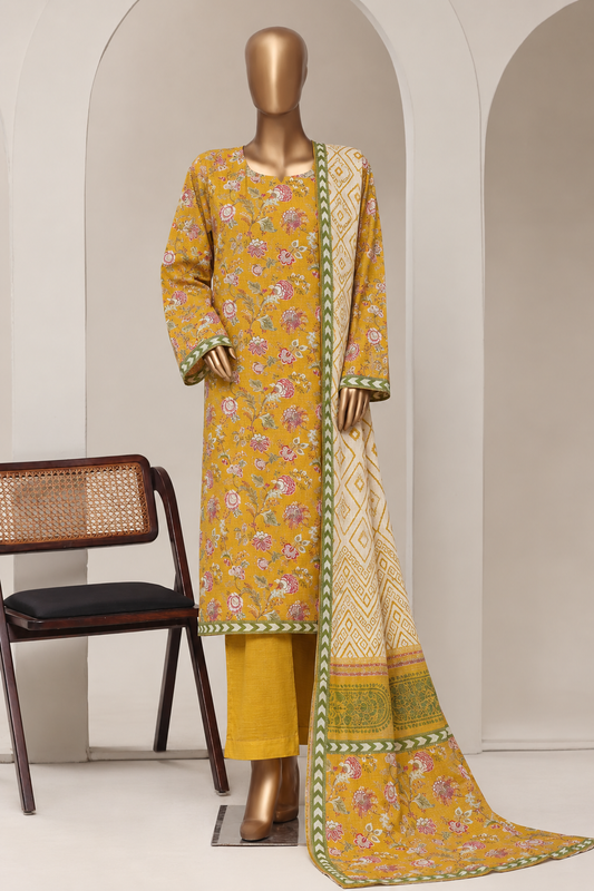 BIN SAEED | Stitch 3PC Printed Khaddar Collection – Premium Winter Collection