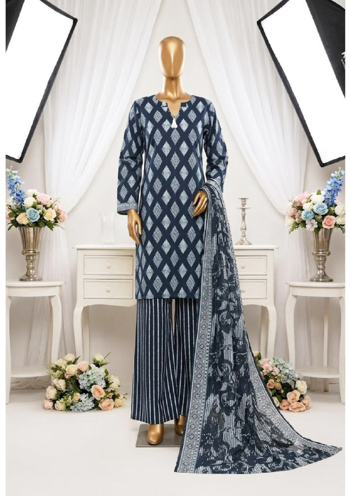 RIWAYAT | Stitched 3 Piece Printed Lawn Collection for Women