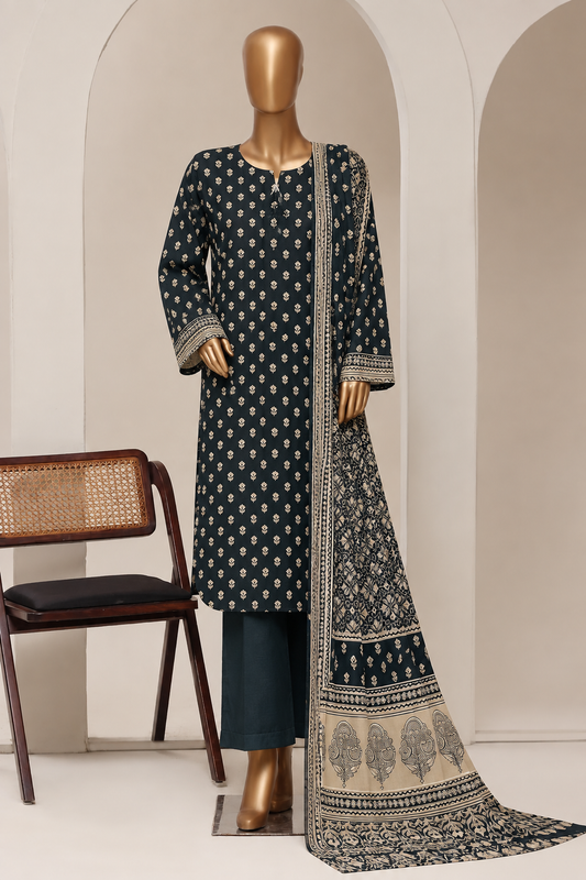BIN SAEED | Stitch 3PC Printed Khaddar Collection – Premium Winter Collection